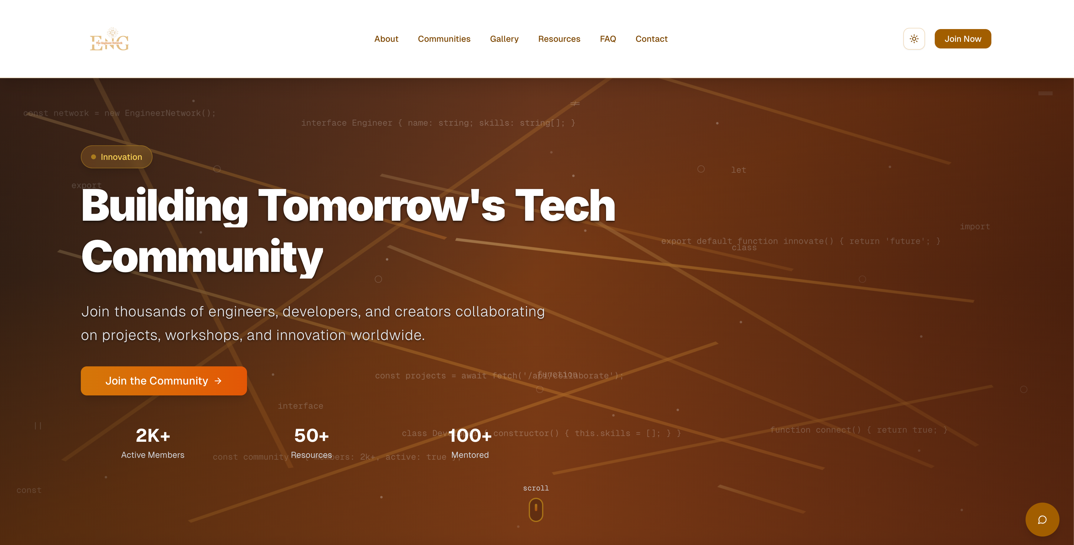 The Engineer Network website screenshot